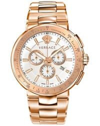 Versace - Mystique sport cronografo orologio acciaio inossidabile - Lyst