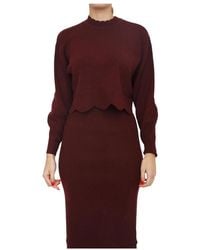 Twinset - Knitted Dresses - Lyst