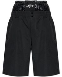 Moncler - Asap Rocky Logo Print Shorts - Lyst