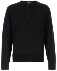 Tom Ford - Hoodies & Sweatvesten ,Zwart ,Zip-Throughs - Lyst