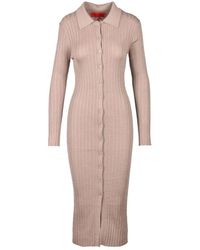 Wild Cashmere - Seiden-Kaschmir-Strickhemd Kleid - Lyst