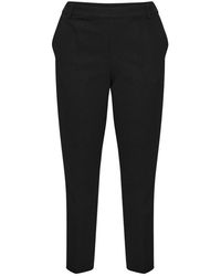 Kaffe - Broeken ,Zwart ,Zwart Diep Straight-Leg Broek - Lyst