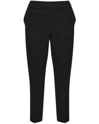Kaffe - Broeken ,Zwart ,Zwart Diep Straight-Leg Broek - Lyst
