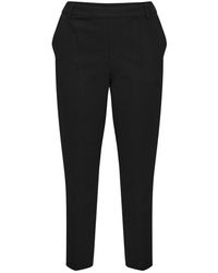 Kaffe - Broeken ,Zwart ,Zwart Diep Straight-Leg Broek - Lyst