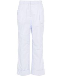 Officine Generale - Wide Trousers - Lyst