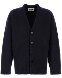 Jil Sander - Truien & Vesten ,Blauw ,Cardigan - Lyst