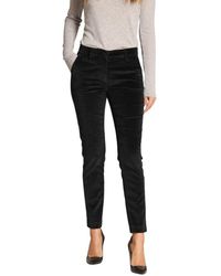 Mason's - Broeken ,Zwart ,Katoen Zwarte Corduroy Slim Fit Chino Broek - Lyst