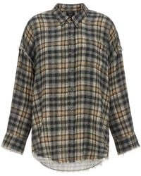 R13 - Overhemden ,Veelkleurig ,Katoen Gestreepte Oversized Shirt - Lyst