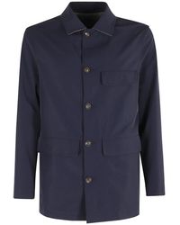 KIRED - Jassen ,Blauw ,Omkeerbaar Jack Met Klepzakken - Lyst