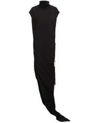 Rick Owens - Edfu kleid mit eckigen schultern - Lyst