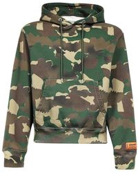 Heron Preston - Hoodies & Sweatvesten ,Groen ,Katoen Camouflage Katoenen Hoodie - Lyst