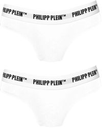 Philipp Plein - Slip de algodón bi-pack - Lyst