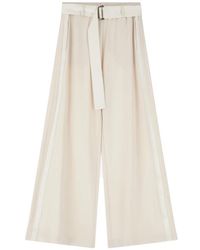 Imperial - Broeken ,Wit ,Polyester Wijde Broek - Lyst