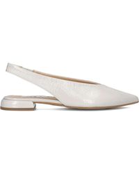 Notre-v - Weiße Slingbacks Mit Spitzer Zehenpartie - Lyst