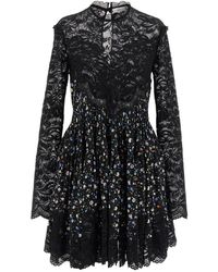 Rabanne - Floral Lace Dress - Lyst