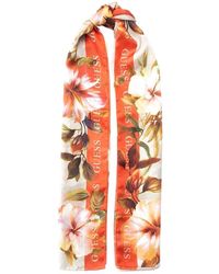 Guess - Sciarpa Fantasia Logo - Lyst