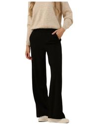 Object - Weite Hose Schwarz - Lyst