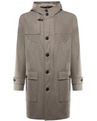 Fay - Jassen ,Wol Single-Breasted Coat - Lyst