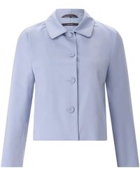 Windsor. - Jassen ,Blauw ,Katoen Cropped Blazer - Lyst