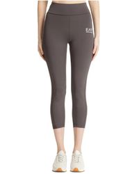 EA7 - Leggings Mit Elastischem Bund Und Tasche - Lyst