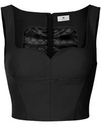 Elisabetta Franchi - Sleeveless Tops - Lyst