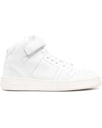 Saint Laurent - Schoenen ,Wit ,Katoen Sneakers - Lyst