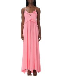 Twinset - Elegantes Rüschen Maxikleid - Lyst