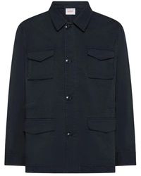 Sun 68 - Field Jacket Gabardine - Lyst