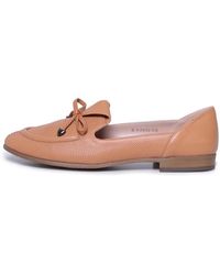 CESARE GASPARI - Loafer Mit Durchbrochener Schleife - Lyst