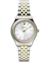 Versace - Hellenyium Two-Tone Uhr - Lyst