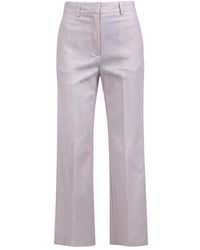 Ottod'Ame - Straight Trousers - Lyst