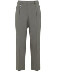 Prada - Broeken ,Groen ,Katoen Katoenen Broek - Lyst