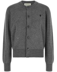 Ami Paris - De Coeur Cardigan - Lyst
