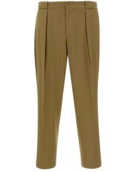 BRIGLIA - Straight Trousers - Lyst