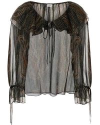 Saint Laurent - Blouses - Lyst