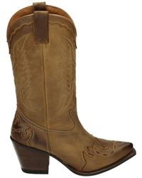Sendra - Schoenen ,Bruin ,Leer Westernlaars - Lyst