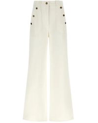 Max Mara - Jeans ,Wit ,Katoen Mxm Badesse Broek - Lyst