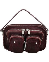 Nunoo - Burgunder Wildleder Helena Deluxe Handtasche - Lyst