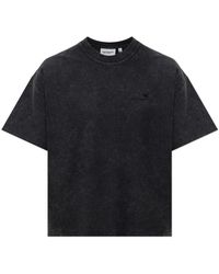 Carhartt - Tops ,Zwart ,Katoen Lambert T-Shirt - Lyst