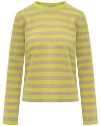 Jucca - Gestreifter rundhalspullover - Lyst