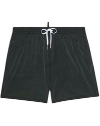 DSquared² - Badmode ,Zwart ,Stijlvolle En Comfortabele Strandkleding - Lyst