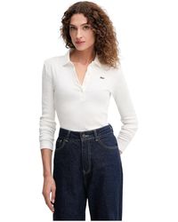 Lacoste - Long Sleeve Tops - Lyst