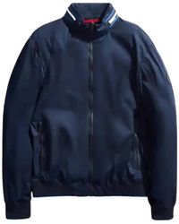 Fay - Jassen ,Blauw ,Polyester Bomberjack - Lyst