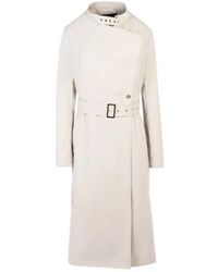 Emporio Armani - Belted Coats - Lyst