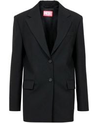 DIESEL - Jassen ,Zwart ,Wol G-Kess-R1 Jacket - Lyst