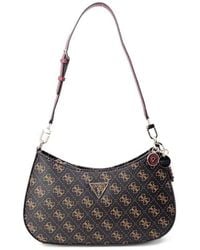 Guess - Braune polyethylen-tasche - Lyst