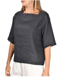 Gran Sasso - Overhemden ,Blauw ,Blouses - Lyst