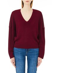 Liu Jo - V-Neck Knitwear - Lyst