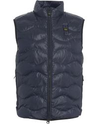 Blauer - Gepolsterte blaue weste stil modern - Lyst