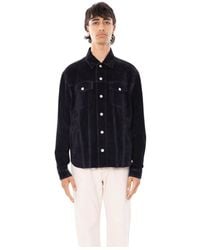 CYCLE - James Suede Overshirt - Lyst